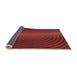 Thickness of Patterned Red Rug, pat1593org