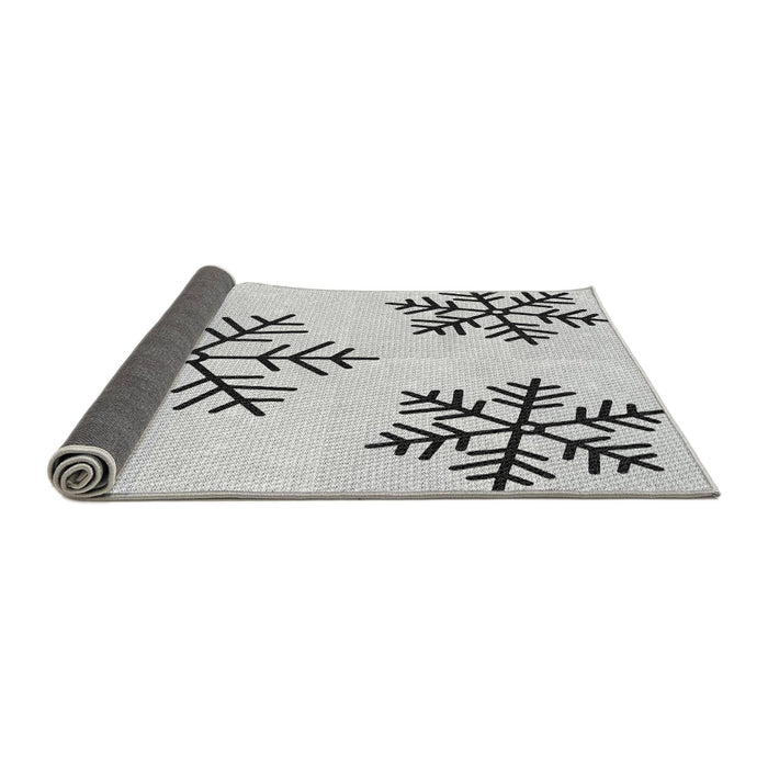 Thickness of Patterned Gray Rug, pat160gry