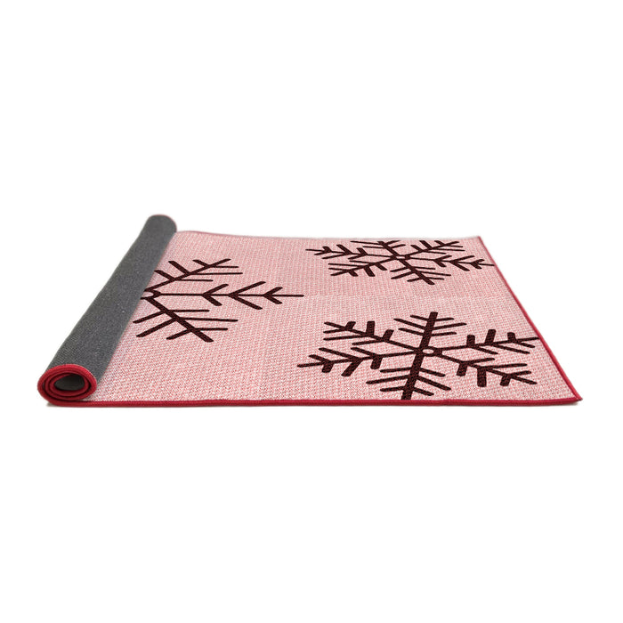 Thickness of Patterned Pink Rug, pat160rd