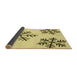 Thickness of Patterned Sun Yellow Rug, pat160yw