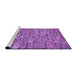 Sideview of Machine Washable Transitional Purple Rug, wshpat1600pur