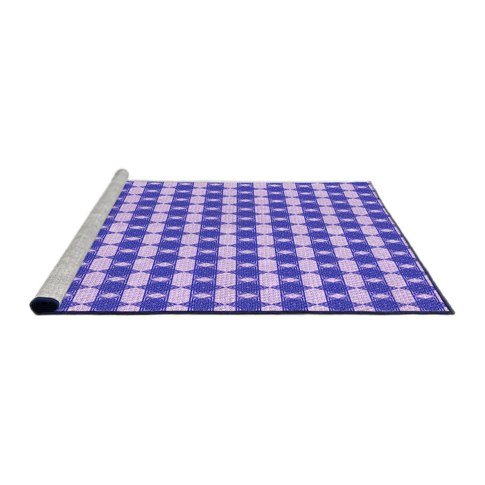 Sideview of Machine Washable Transitional Mauve Purple Rug, wshpat1606pur