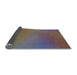 Thickness of Patterned Rose Dust Purple Rug, pat161lblu