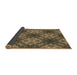 Thickness of Patterned Bronze Brown Rug, pat1611brn