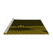 Sideview of Machine Washable Transitional Oak Brown Rug, wshpat1612yw