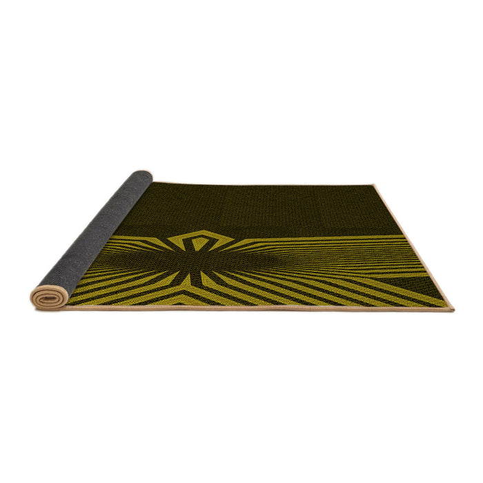 Thickness of Patterned Oak Brown Rug, pat1612yw