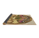 Thickness of Patterned Light Brown Rug, pat1613brn