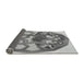 Thickness of Patterned Silver Gray Rug, pat1613gry