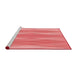 Sideview of Machine Washable Transitional Light Coral Pink Rug, wshpat1618rd