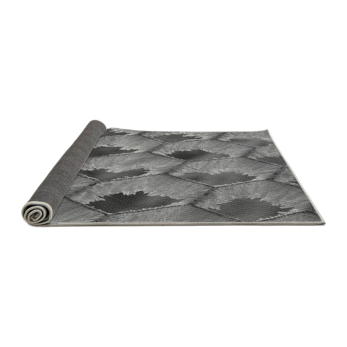 Thickness of Patterned Gray Rug, pat162gry