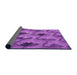 Thickness of Patterned Purple Rug, pat162pur