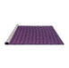 Sideview of Machine Washable Transitional Medium Orchid Purple Rug, wshpat1620pur