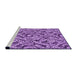 Sideview of Machine Washable Transitional Violet Purple Rug, wshpat1623pur