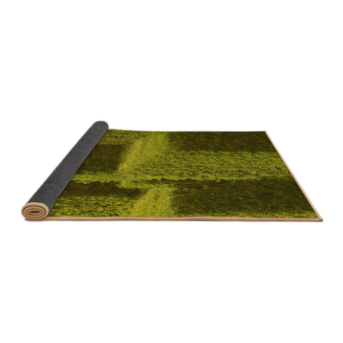 Thickness of Patterned Milk Chocolate Brown Rug, pat1624yw