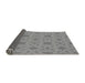 Thickness of Patterned Silver Gray Rug, pat1627gry