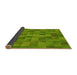 Thickness of Patterned Pistachio Green Rug, pat1628yw