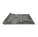 Thickness of Patterned Gunmetal Gray Rug, pat163gry