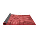 Thickness of Patterned Red Rug, pat163rd