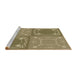 Sideview of Machine Washable Transitional Oak Brown Rug, wshpat1632brn