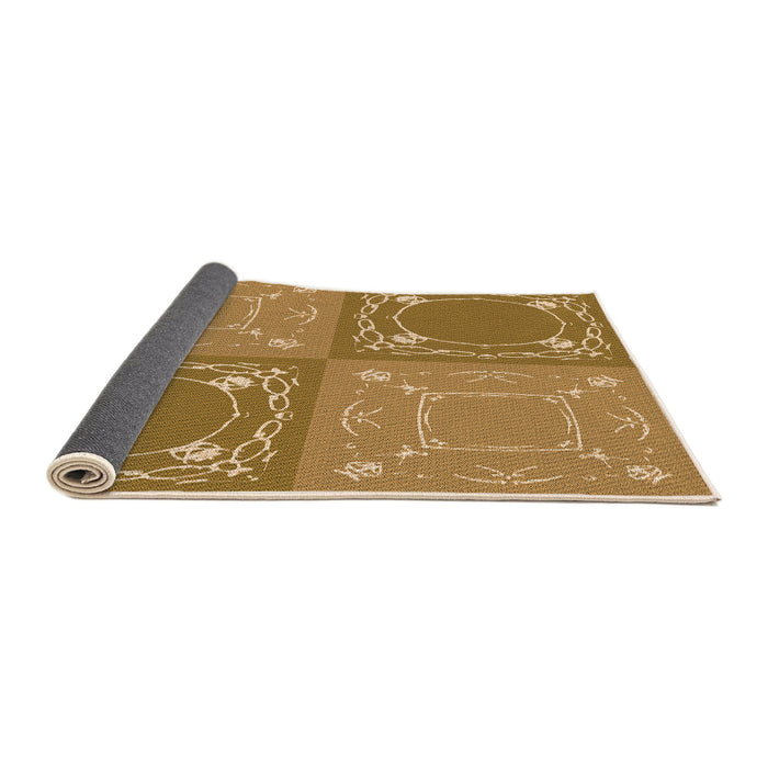 Thickness of Patterned Yellow Rug, pat1632org