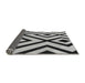 Thickness of Patterned Platinum Silver Gray Rug, pat1634gry