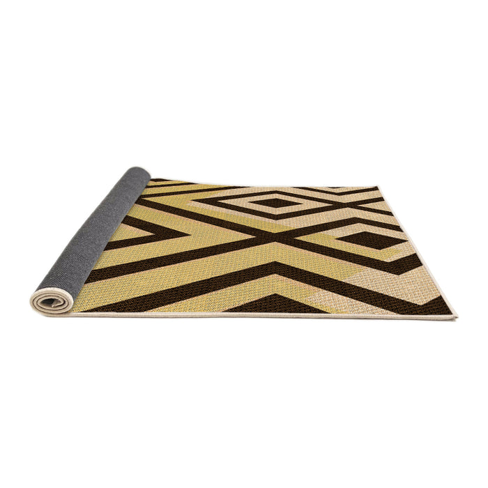 Thickness of Patterned Bakers Brown Rug, pat1634org