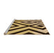 Sideview of Machine Washable Transitional Bakers Brown Rug, wshpat1634org