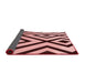 Thickness of Patterned Pastel Pink Rug, pat1634rd