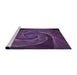 Sideview of Machine Washable Transitional Deep Purple Rug, wshpat1639pur