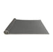 Thickness of Patterned Gunmetal Gray Rug, pat1641gry