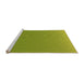 Sideview of Machine Washable Transitional Pistachio Green Rug, wshpat1641org