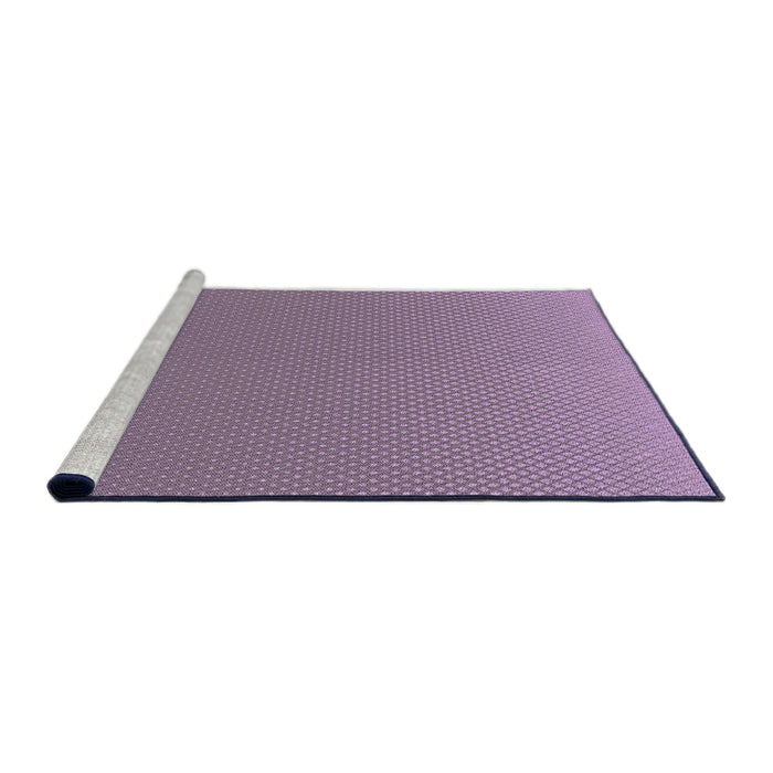Sideview of Machine Washable Transitional French Lilac Purple Rug, wshpat1641pur