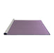 Sideview of Machine Washable Transitional French Lilac Purple Rug, wshpat1641pur