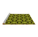 Sideview of Machine Washable Transitional Midnight Gray Rug, wshpat1642yw
