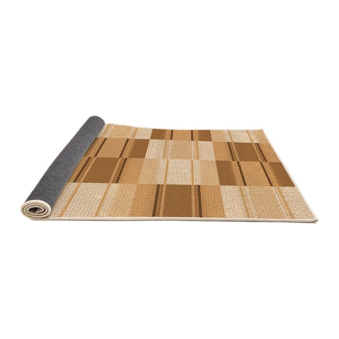 Thickness of Patterned Orange Rug, pat1649org