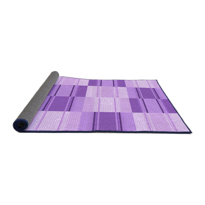 Thickness of Patterned Blossom Pink Rug, pat1649pur
