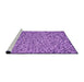 Sideview of Machine Washable Transitional Violet Purple Rug, wshpat1653pur