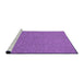 Sideview of Machine Washable Transitional Purple Rug, wshpat1654pur