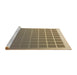 Sideview of Machine Washable Transitional Brown Rug, wshpat1656brn