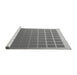 Sideview of Machine Washable Transitional Ash Gray Rug, wshpat1656gry