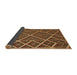 Thickness of Patterned Red Brown Rug, pat1660brn