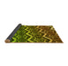 Thickness of Patterned Pistachio Green Rug, pat1662yw