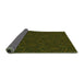 Thickness of Patterned Midnight Gray Rug, pat1663grn