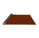 Thickness of Patterned Tomato Red Rug, pat1663yw