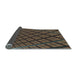 Thickness of Patterned Bakers Brown Rug, pat1664lblu