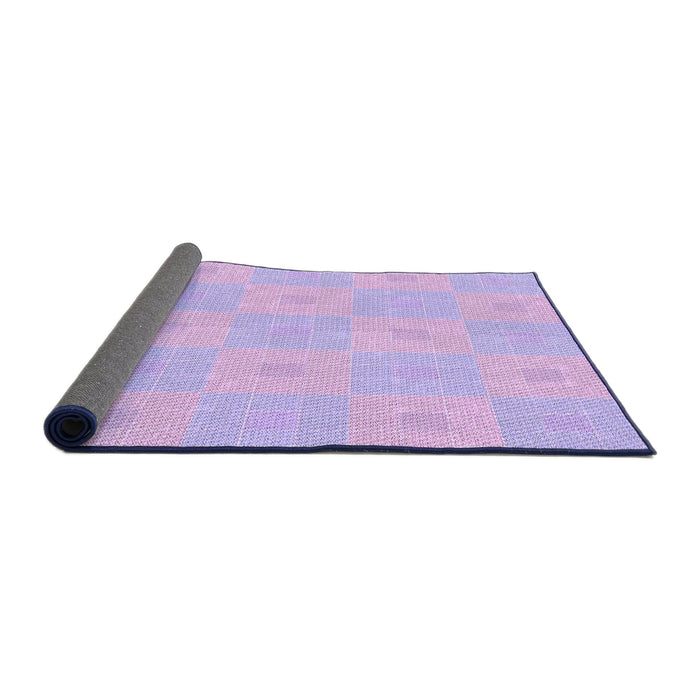 Thickness of Patterned Blossom Pink Rug, pat1668pur