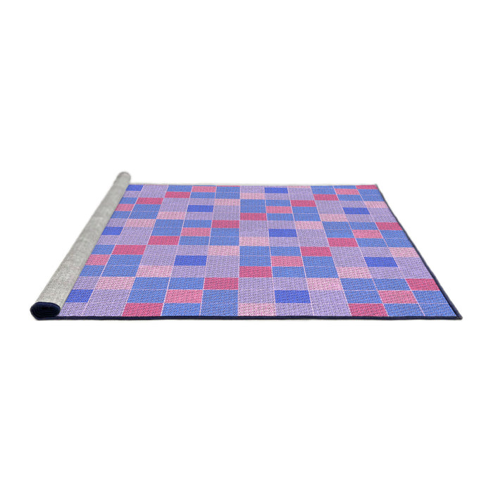 Sideview of Machine Washable Transitional Medium Purple Rug, wshpat1669pur