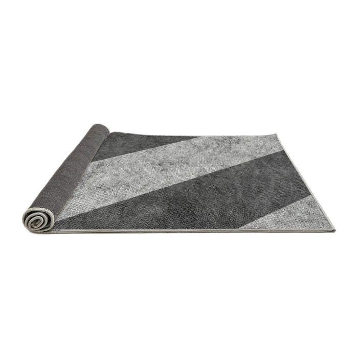 Thickness of Patterned Cloud Gray Rug, pat1676gry