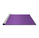 Sideview of Machine Washable Transitional Crimson Purple Rug, wshpat1679pur