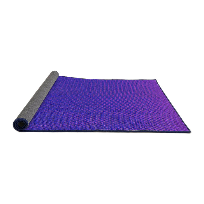 Thickness of Patterned Neon Purple Rug, pat1680pur